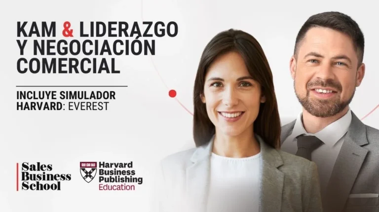 Imagen destacada del Programa kAM Liderazgo y Negociación de Sales Business School (Doble Certificación).