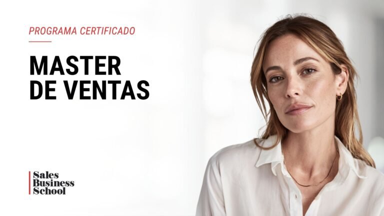 Banner informativo Máster en Ventas y Negociación de Sales Business School