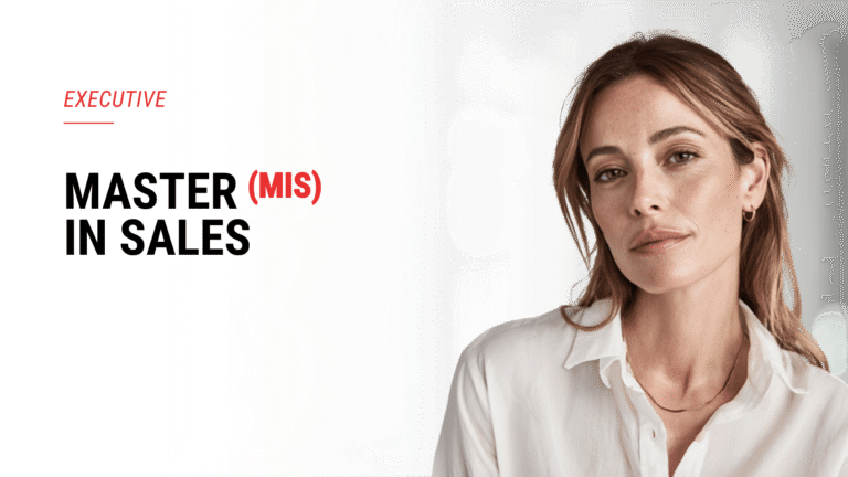 Banner del Programa Master Executive in Sales de Sales Business School