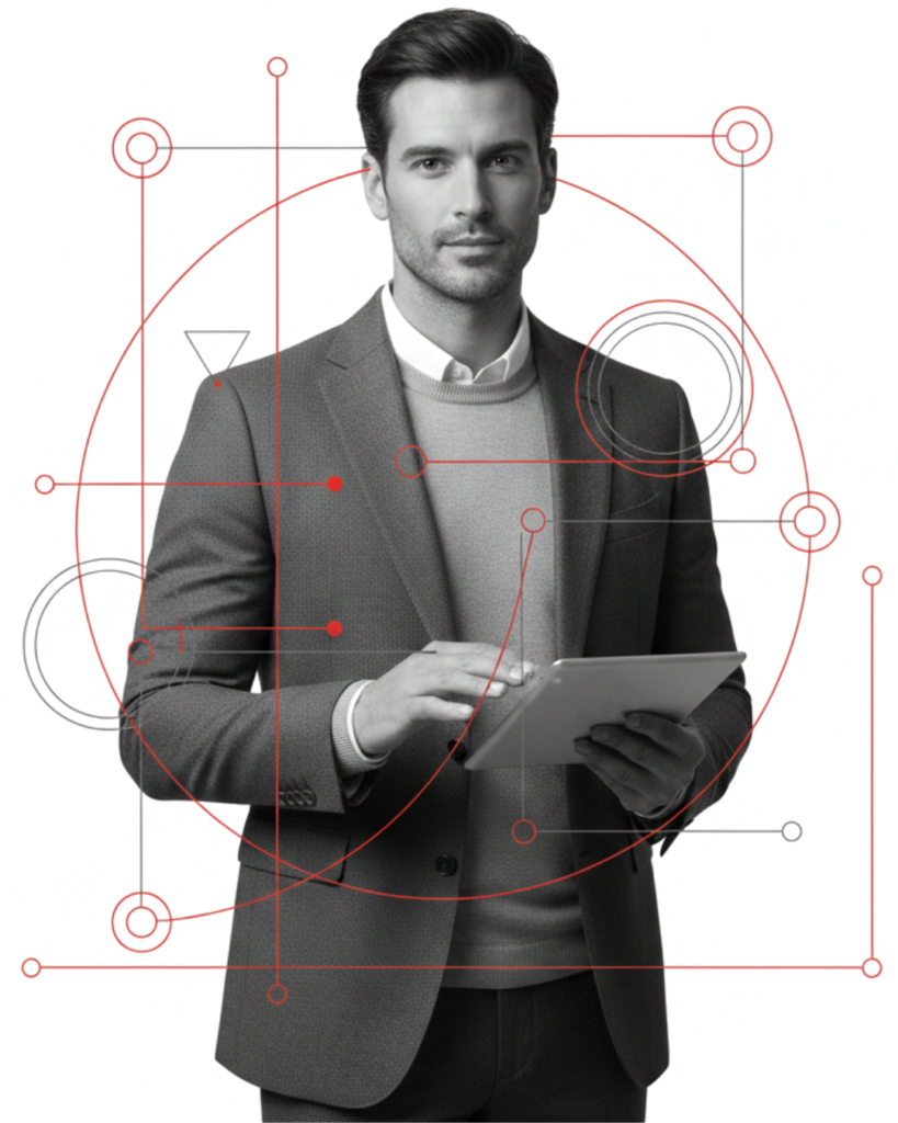 Profesional de Ventas dominando las Sales Tech (CRM, IA y LinkedIn)