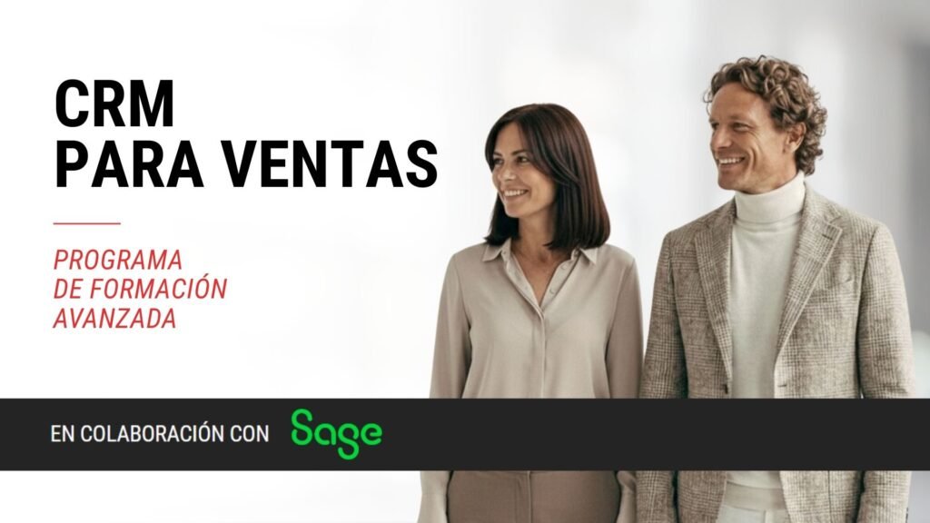 Banner programa formación avanzada CRM para Ventas