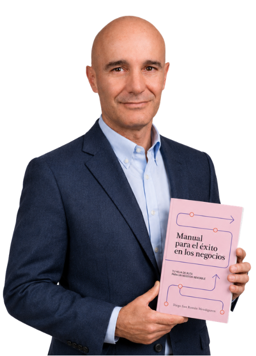 Diego San Román con su libro Manual para el éxito en los negocios