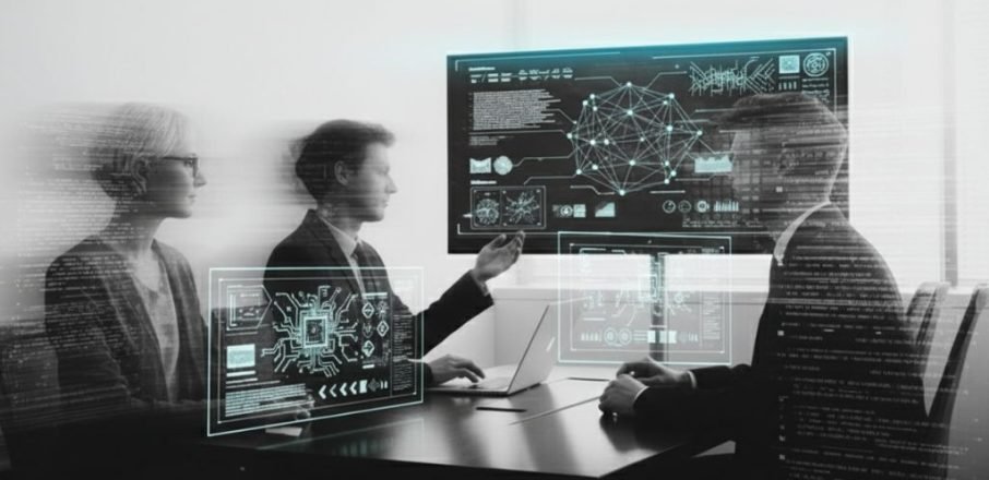 Equipo comercial implementando IA generativa